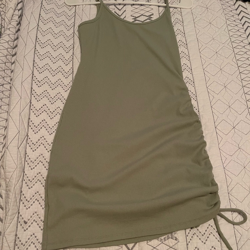 Teal short dress